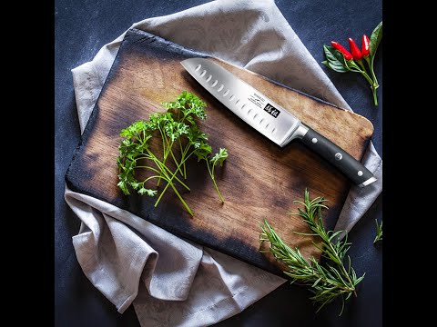 SHAN ZU: German Steel Nakiri Knife – 6.5 Inch Pro Vegetable Knives