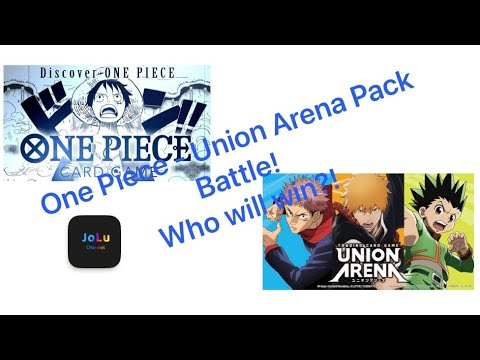 Our first Union Arena opening and a packs battle with One Piece! Who ...