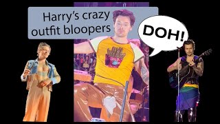 Harry Styles - Outfit bloopers (#harrystyles #outfit #blooper #bloopers)