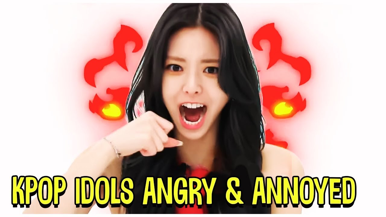 Kpop Idols Angry And Annoyed Moments