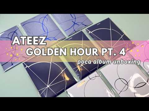 Ateez Golden Hour Pt 4 Poca album unboxing! - YouTube