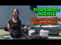 Busted for No Motorcycle Endorsement and Suspend License - Niceville, Florida - September 19, 2023