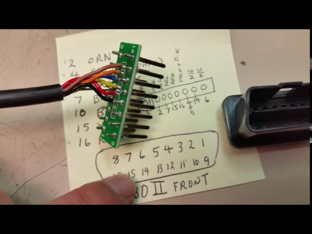 OBD II CONNECTOR WIRING FOR LS SWAPS 