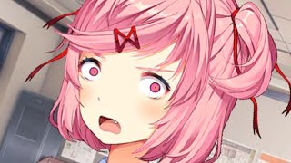 Natsuki destroys a vending machine (My first DDLC Mod)