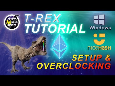 How to Setup the Latest T-Rex Miner 0.24.7(8) in Windows & Nicehash l In-depth Tutorial