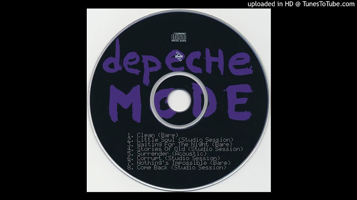 Depeche Mode - Come Back [Studio Session]