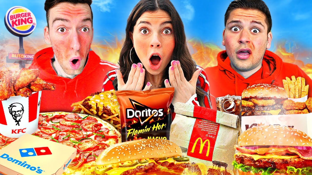 HET PIKANTSE VOEDSEL ETEN VAN ELK FASTFOOD RESTAURANT! 