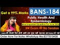 BANS-184 Important Questions For June 2024 Exam/Important-Question with Solution/June 2024/99% Marks