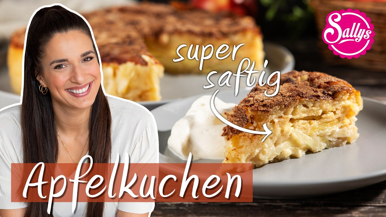 Apfelkuchen / so saftig & einfach / vegan / Sallys Welt