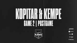 Anze Kopitar & Adrian Kempe | 04.24 Kings WIN Game 2 in Edmonton | Media