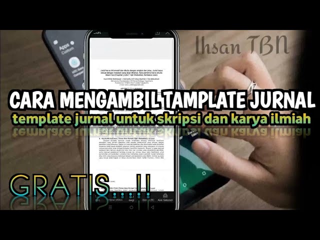 Template Jurnal Gratis | Cara Mengambil Template Jurnal Untuk Skripsi dan Karya Ilmiah class=