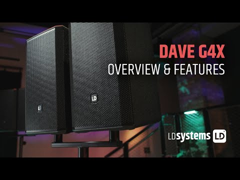 LD Systems DAVE G4X series - Compact 2.1 powered PA Systems