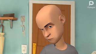 Clic Caillou Gets Grounded Intro Version Plotagon