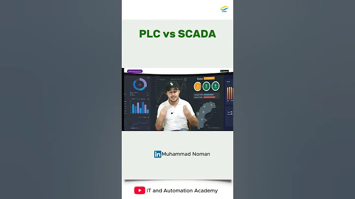 What is difference between PLC and SCADA ?  #plc #SCADA