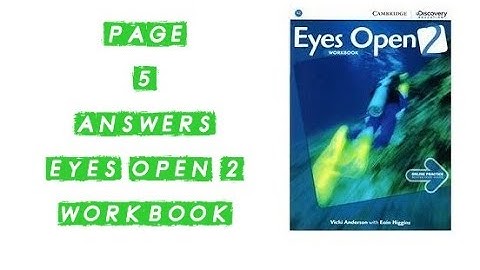 Eyes open 2 workbook answer key ม.5