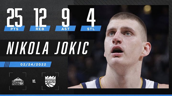 Nikola Jokic finishes 1 AST shy of triple-double in MONSTER game vs. Kings 🃏