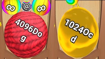Satisfying Mobile Game / Blob Merge 3d - Bounce Merge 2048 Level Up Gameplay Android, iOS