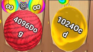 Satisfying Mobile Game / Blob Merge 3d - Bounce Merge 2048 Level Up Gameplay Android, iOS