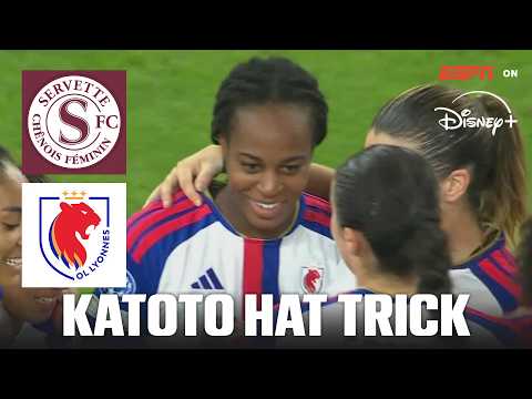 GOAL! 0-5: Katoto nets HAT TRICK for OL Lyonnes | UEFA Women’s Champions League