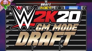 WWE 2K20 GM Mode Draft | Three Brand Warfare!