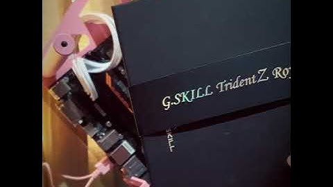 G.SKILL TRIDENT Z ROYAL -GOLD.  Unboxing and Installation