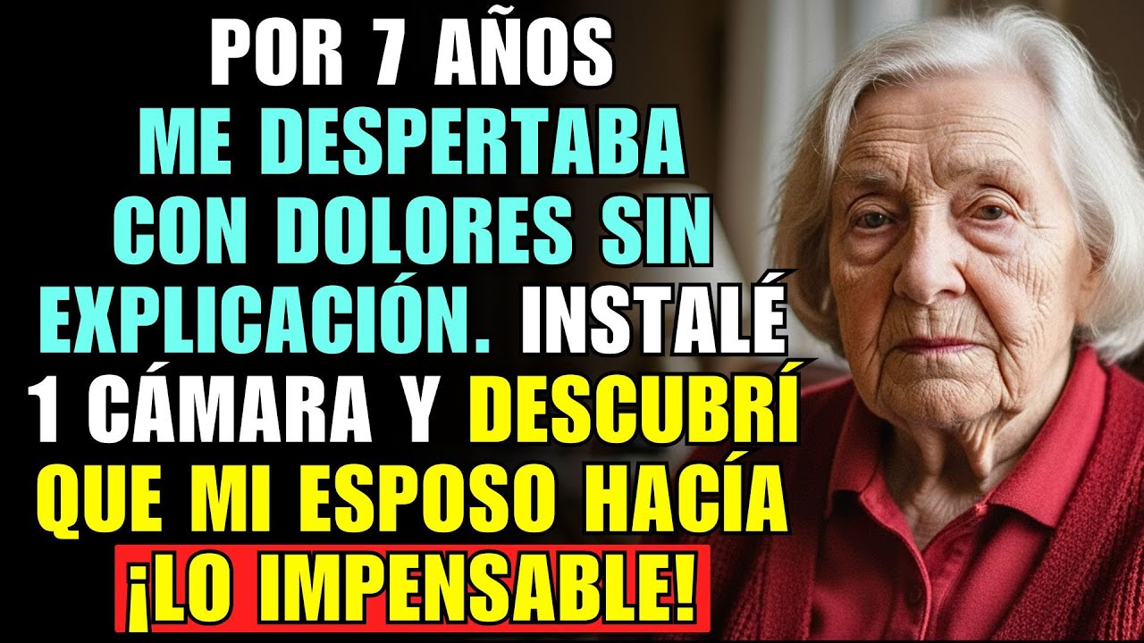 POR 7 AÑOS ME DESPERTABA CON DOLORES SIN EXPLICACIÓN. INSTALÉ 1 CÁMARA Y DESCUBRÍ QUE MI ESPOSO...