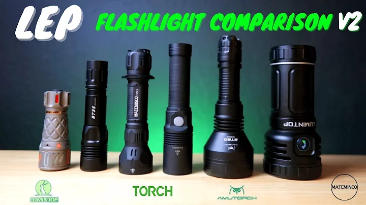 LEP Comparison (Lumintop Thor 1 Gryo/Pro vs Amutorch BT35/BT60 vs Mateminco FW3 vs Nextorch L10 Max)