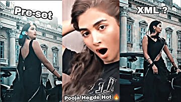 Pooja Hegde New Trending Video !! XML ? Alight Motion Editing WhatsApp Status !! @psedit08