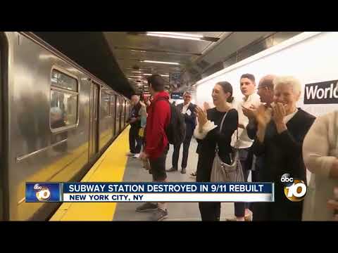 Video Subway station destroyed in 9/11 rebuilt - New York... - youtube