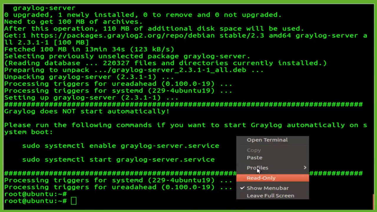 How To Install Graylog Server on Ubuntu 16.04 - YouTube