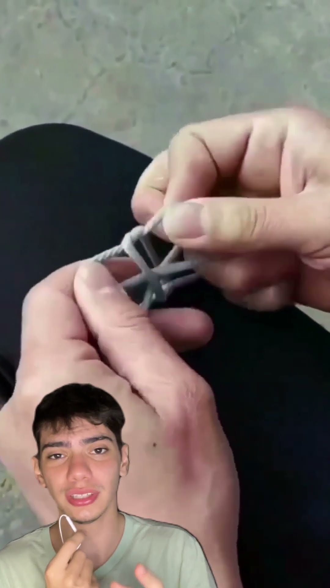 Esse nó deixa o tênis firme e fácil de amarrar! ? Rápido e prático