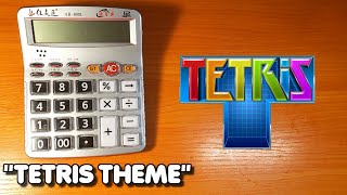 Tetris Theme Song:  played on a Music Calculator (Cover) | Game Song screenshot 5
