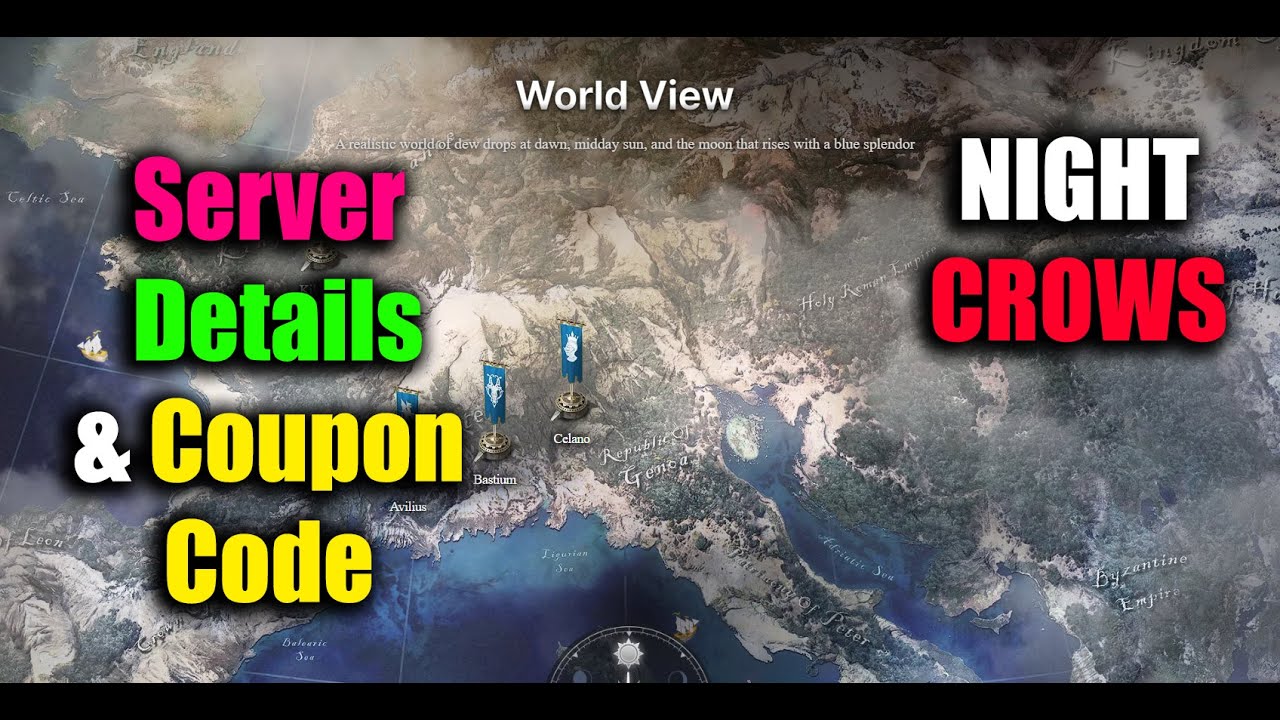 Night Crows Server Details & Coupon Code YouTube