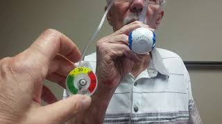 Respiratory Muscle Training Device: The Breather with manometer for feedback