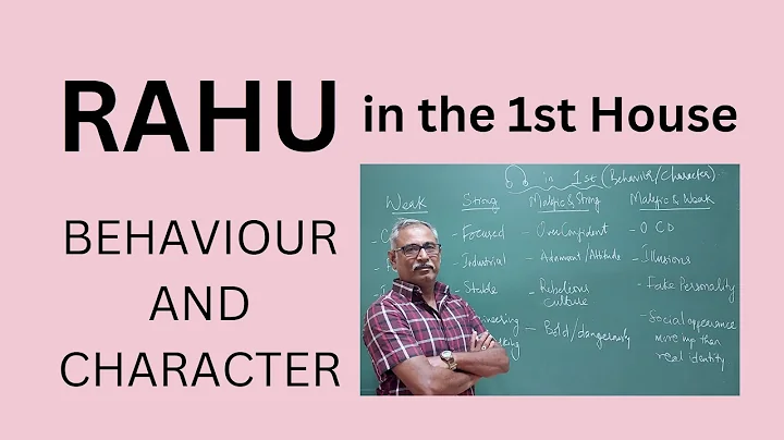 Class - 283 // Rahu in the 1st house / Ascendant - Behaviour and Character Analysis