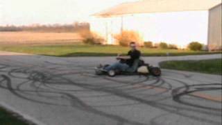 CBR 600 Kart Burnouts