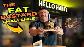 THE FAT BASTARD CHALLENGE 🍔🍟 @ Hello Harry