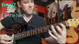 Emaj7 Chord Voicings Up The Neck