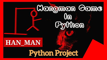 Hangman Game In Python | Build A Simple Hangman Game In Python In Under 10 Minutes | Python Projects