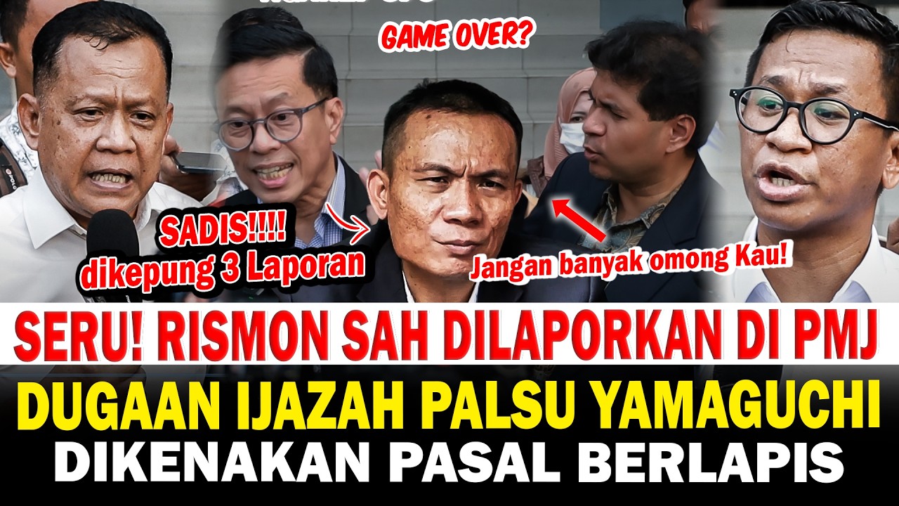 [FULL] Presscon Rismon Resmi Dilaporkan di Polda Metro Jaya Dugaan Ijazah Palsu Yamaguchi