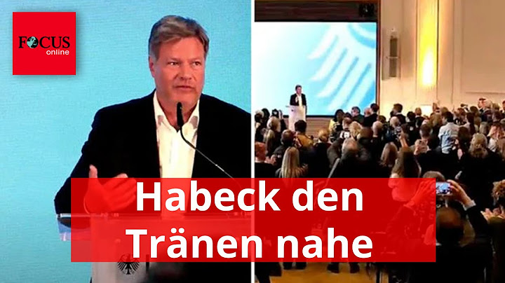 Zwei Minuten Applaus: Den Tränen nahe übergibt Habeck das Wirtschaftsministerium