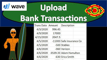 Upload Bank Transactions 415 Wave Accounting 2020