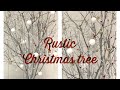 DIY COMO CREAR UN ARBOLITO RUSTICO PARA NAVIDAD/ RUSTIC CHRISTMAS TREE DECOR