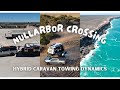 Nullarbor crossing  jawa hybrid caravan towing dynamics  epic bunda cliffs footage