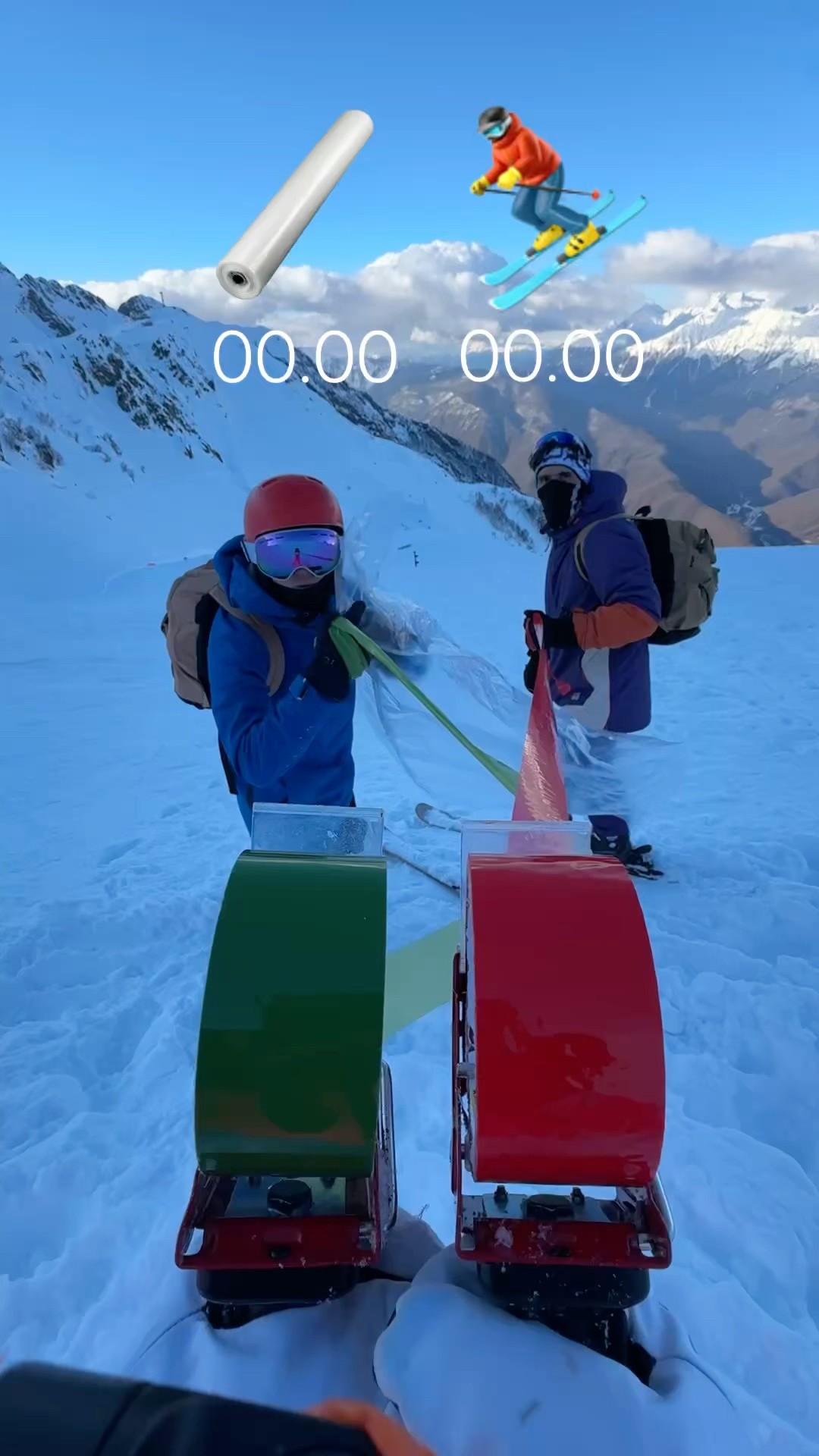 ❌⏰ TIME CHALLENGE | OILCLOTH VS SKIER ?