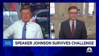 House Speaker Mike Johnson on ouster vote: We can't afford to play petty politics here