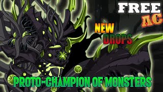 AQW NEW PROTO-CHAMPION OF MONSTERS ARMOR (QUEEN OF CHAOS lll)