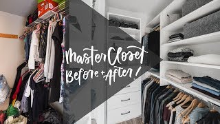 Doorzichtig draadloos Verzwakken Design Tips For A Small Walk-In Closet | Closet Makeover | Organization -  YouTube