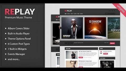 How to Make an Artist Release for the Replay Wordpress Theme from Themeforest