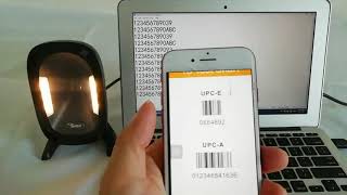 D2200 Desktop 2D barcode scanner automatic scanning